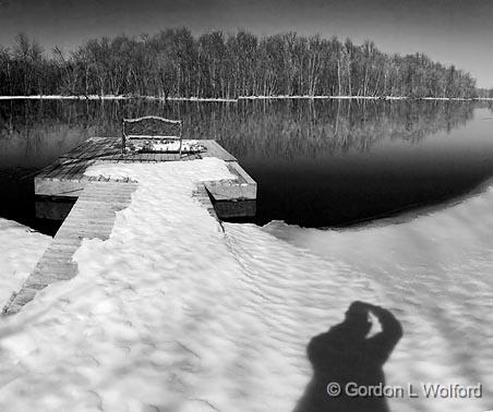 Thawing Mississippi River_14822-3BW.jpg - Canadian Mississippi River photographed near Carleton Place, Ontario, Canada.